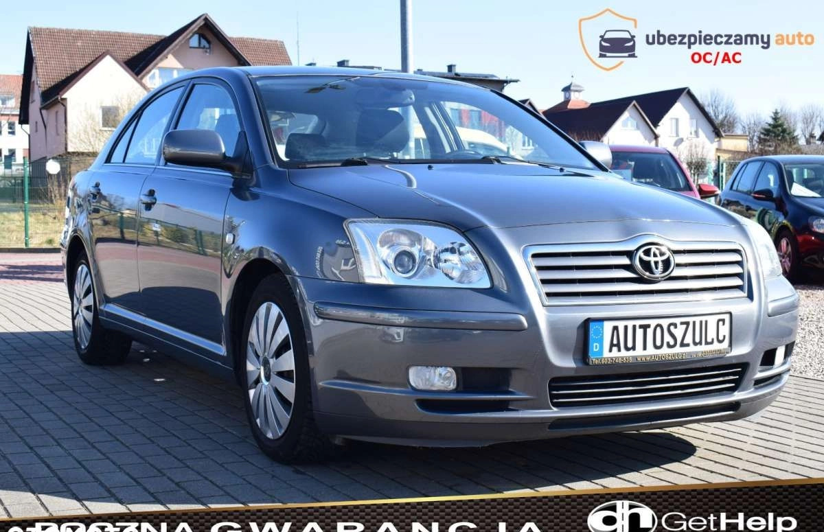 toyota avensis Toyota Avensis cena 19700 przebieg: 217711, rok produkcji 2005 z Gryfów Śląski